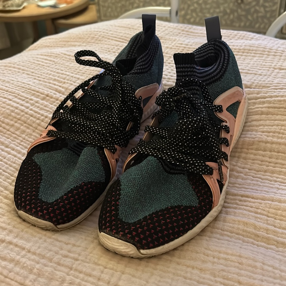 Adidas by Stella McCartney Teal and Pink Women's Shoes - Picture 2 of 9